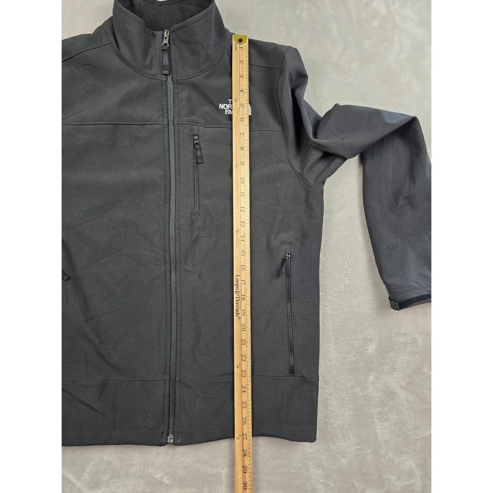 The North Face WindWall Softshell Jacket Mens Medium Black Full Zip Outdoor